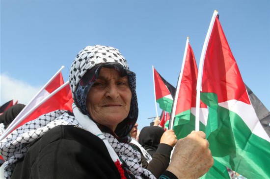 巴勒斯坦难民举行集会纪念灾难日
